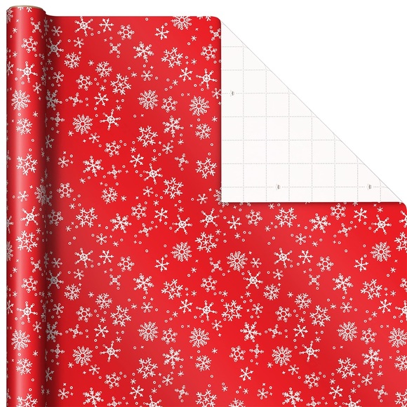 Hallmark Rustic Red&Green Christmas Wrapping Paper Set-Paper, Ribbon, bows&tags - Picture 5 of 9